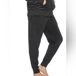 Black Bow Black Women's Velour Joggers Size Small